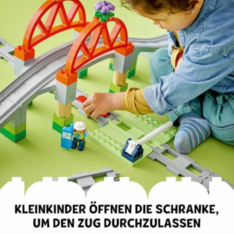 LEGO® DUPLO® Eisenbahnbrücke und Schienen – Erweit