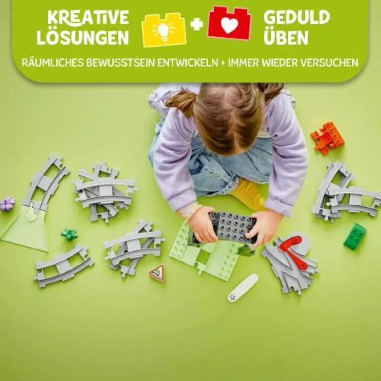 LEGO® DUPLO® Eisenbahntunnel und Schienen – Erweit