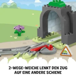 LEGO® DUPLO® Eisenbahntunnel und Schienen – Erweit