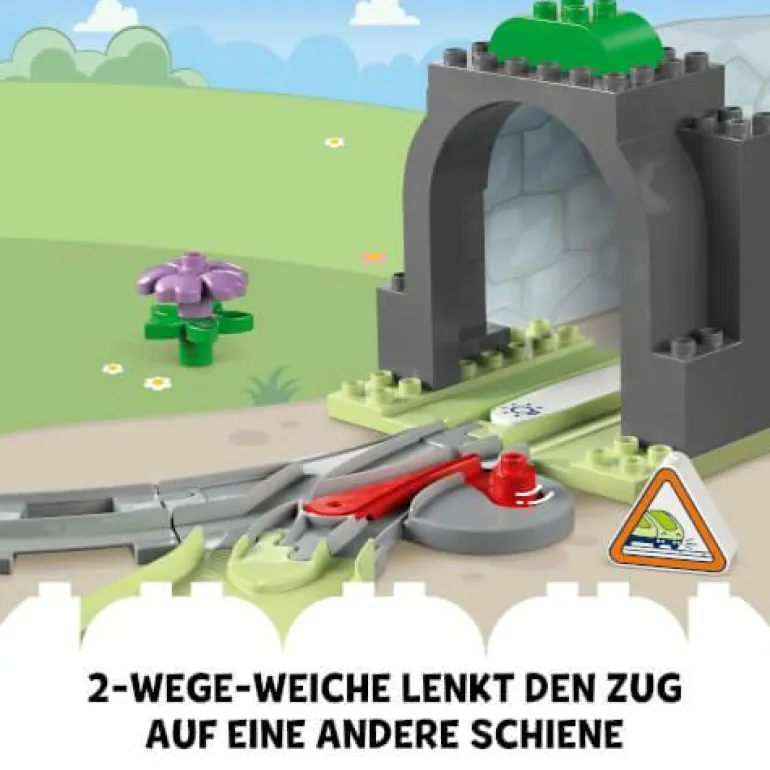 LEGO® DUPLO® Eisenbahntunnel und Schienen – Erweit