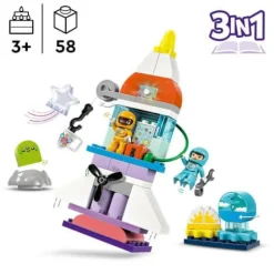 LEGO® DUPLO® 3-in-1-Spaceshuttle für viele Abenteu