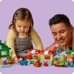 LEGO® DUPLO® Peppa Pig Opas Garten und Gewächshaus