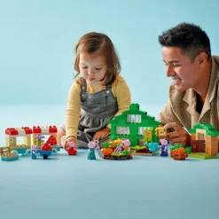 LEGO® DUPLO® Peppa Pig Opas Garten und Gewächshaus