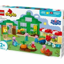LEGO® DUPLO® Peppa Pig Opas Garten und Gewächshaus