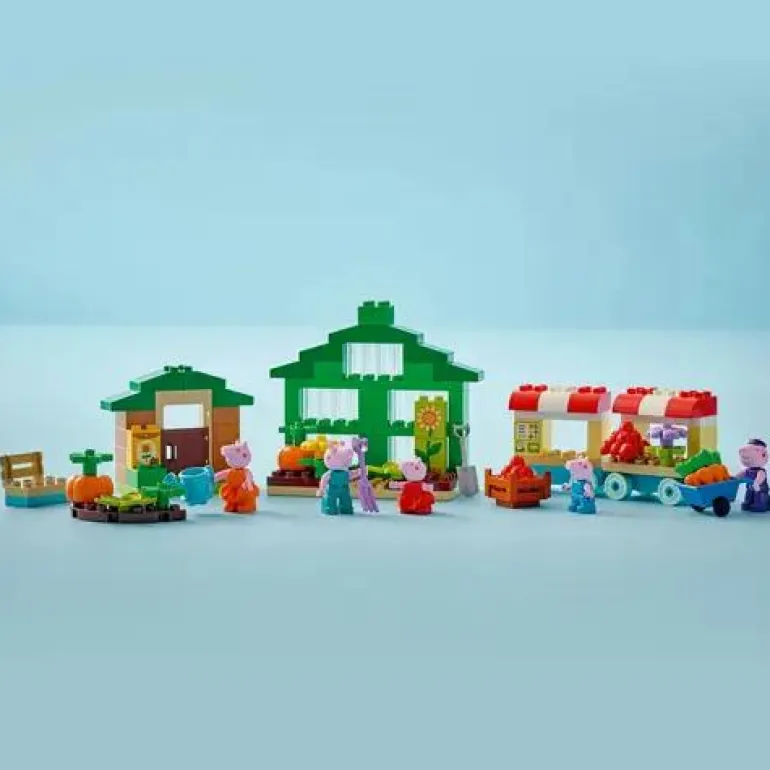 LEGO® DUPLO® Peppa Pig Opas Garten und Gewächshaus