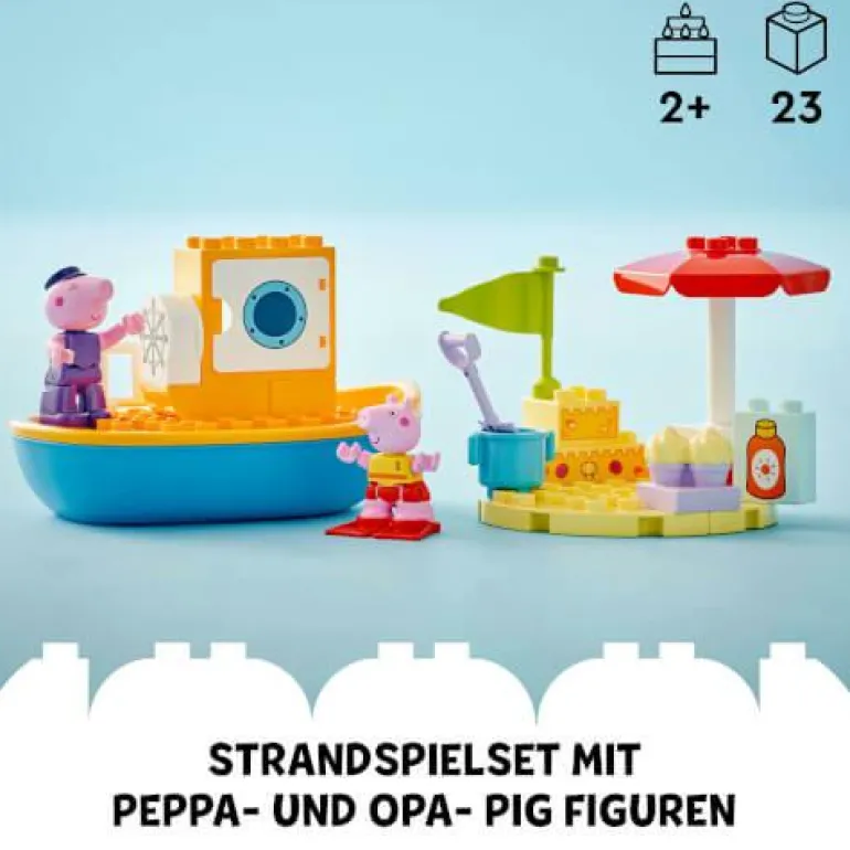 LEGO® DUPLO® Peppa Pig Peppas Bootsausflug 10432