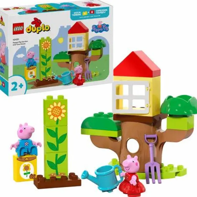 LEGO® DUPLO® Peppa Pig Peppas Garten mit Baumhaus