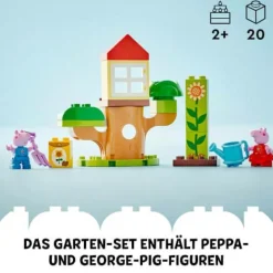 LEGO® DUPLO® Peppa Pig Peppas Garten mit Baumhaus