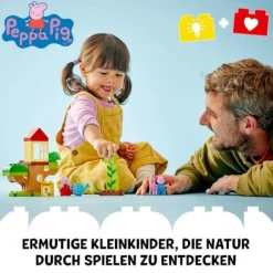 LEGO® DUPLO® Peppa Pig Peppas Garten mit Baumhaus