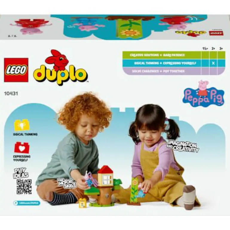 LEGO® DUPLO® Peppa Pig Peppas Garten mit Baumhaus