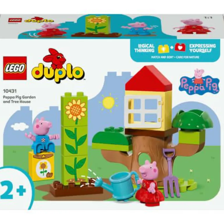 LEGO® DUPLO® Peppa Pig Peppas Garten mit Baumhaus
