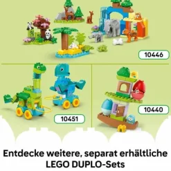 LEGO® DUPLO® Tiere Auf Rädern 3-In-1-Set 10448