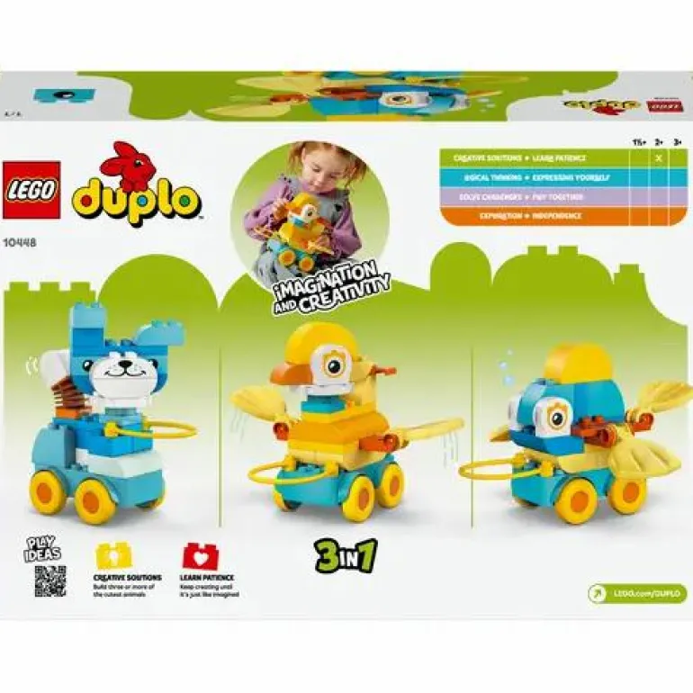 LEGO® DUPLO® Tiere Auf Rädern 3-In-1-Set 10448