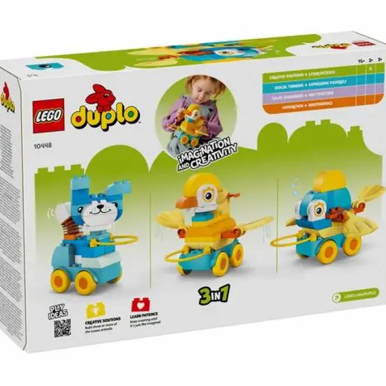 LEGO® DUPLO® Tiere Auf Rädern 3-In-1-Set 10448