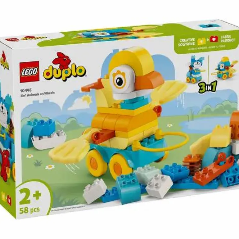 LEGO® DUPLO® Tiere Auf Rädern 3-In-1-Set 10448