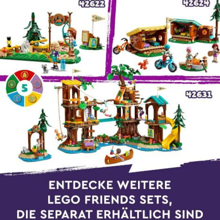 LEGO® Friends Abenteuercamp mit Kayak 42626