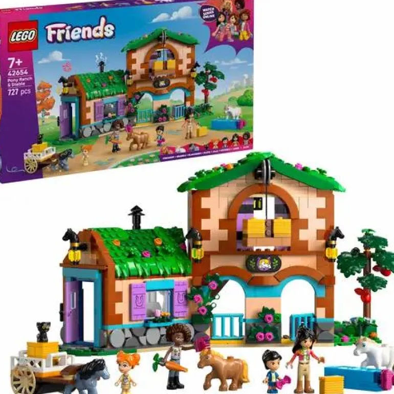 LEGO® Friends Ponyhof & Stall 42654