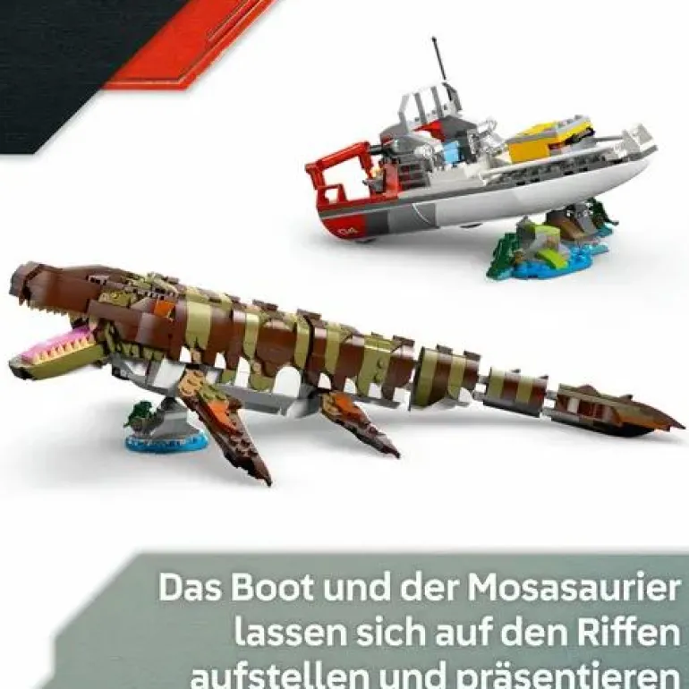 LEGO® Jurassic World™ Mosasaurier: Die Bootmission