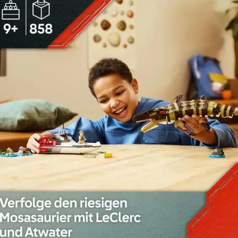 LEGO® Jurassic World™ Mosasaurier: Die Bootmission