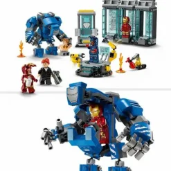 LEGO® Marvel™ Iron Mans Labor: Halle der Rüstungen