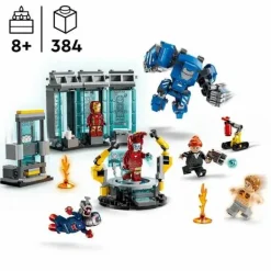 LEGO® Marvel™ Iron Mans Labor: Halle der Rüstungen