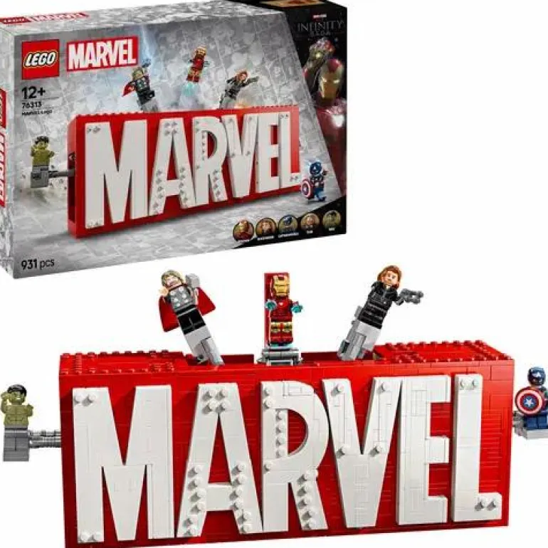 LEGO® Marvel™ MARVEL™ Logo & Minifiguren 76313