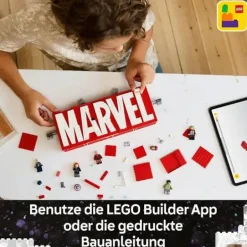 LEGO® Marvel™ MARVEL™ Logo & Minifiguren 76313