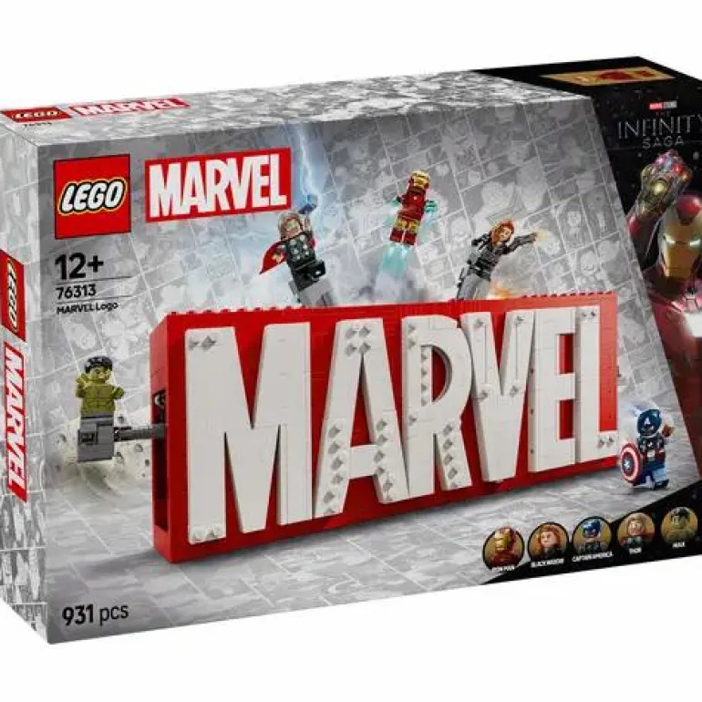 LEGO® Marvel™ MARVEL™ Logo & Minifiguren 76313