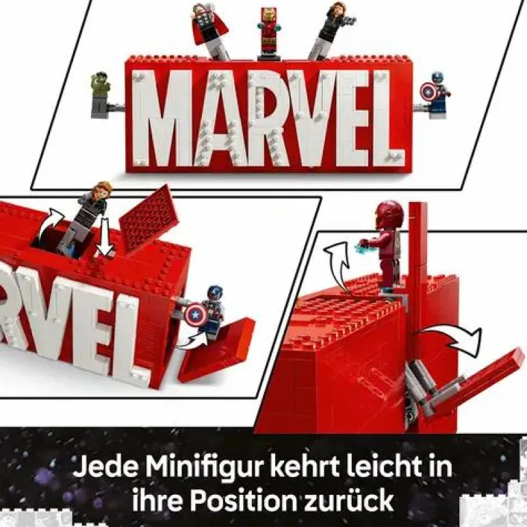 LEGO® Marvel™ MARVEL™ Logo & Minifiguren 76313