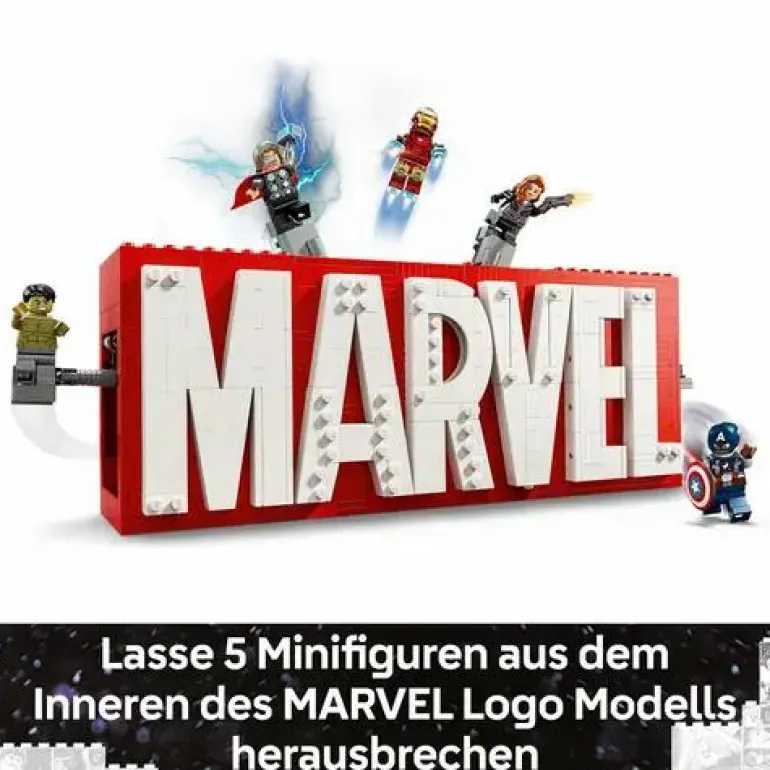 LEGO® Marvel™ MARVEL™ Logo & Minifiguren 76313