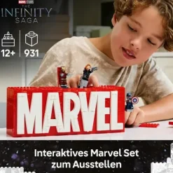 LEGO® Marvel™ MARVEL™ Logo & Minifiguren 76313