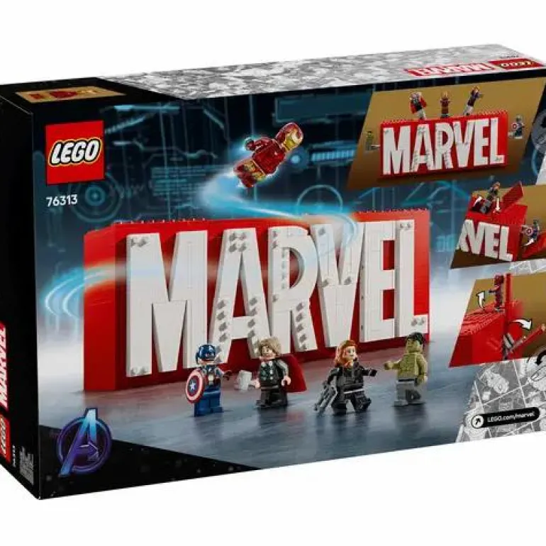 LEGO® Marvel™ MARVEL™ Logo & Minifiguren 76313