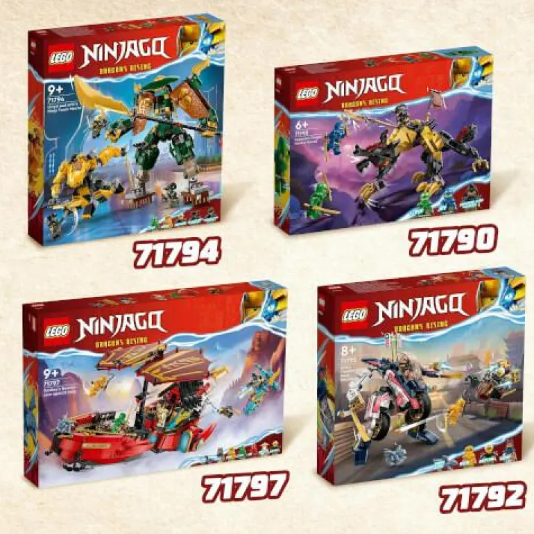 LEGO® NINJAGO® Lloyds und Arins Training-Mechs 717