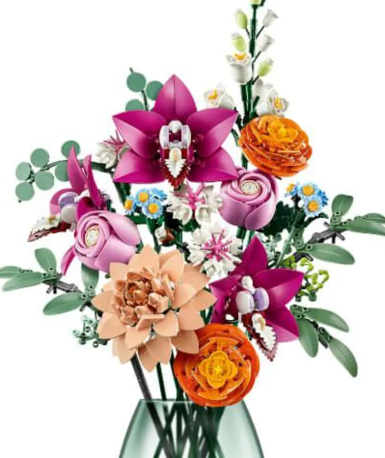 LEGO® Schöner Rosafarbener Blumenstrauß 10342