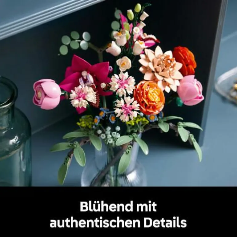 LEGO® Schöner Rosafarbener Blumenstrauß 10342