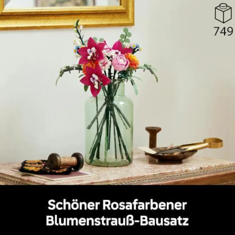 LEGO® Schöner Rosafarbener Blumenstrauß 10342