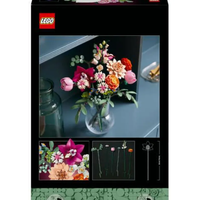 LEGO® Schöner Rosafarbener Blumenstrauß 10342