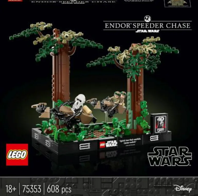 LEGO® Star Wars™ Verfolgungsjagd auf Endor™ Dioram