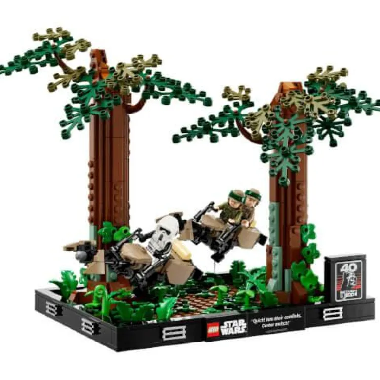 LEGO® Star Wars™ Verfolgungsjagd auf Endor™ Dioram