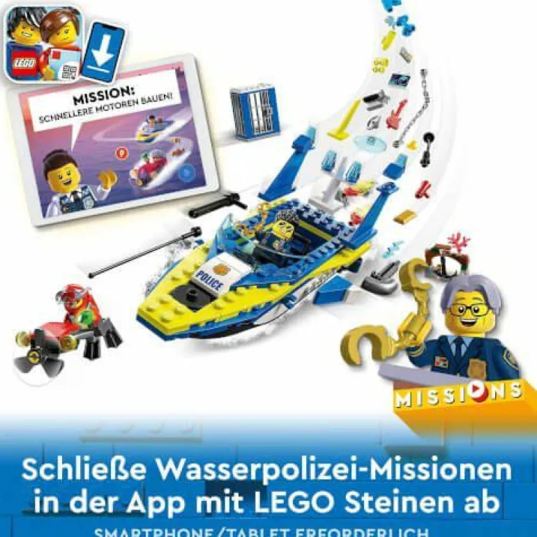 LEGO® City Detektivmissionen der Wasserpolizei 603