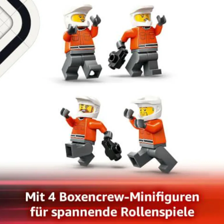 LEGO® City F1® Boxenstopp mit Boxencrew und Ferrar