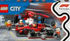 LEGO® City F1® Boxenstopp mit Boxencrew und Ferrar