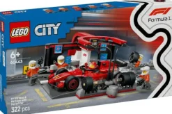 LEGO® City F1® Boxenstopp mit Boxencrew und Ferrar