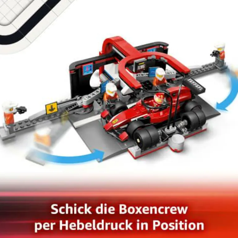 LEGO® City F1® Boxenstopp mit Boxencrew und Ferrar