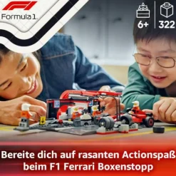 LEGO® City F1® Boxenstopp mit Boxencrew und Ferrar