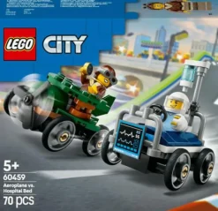 LEGO® City Flugzeug vs. Krankenhausbett 60459