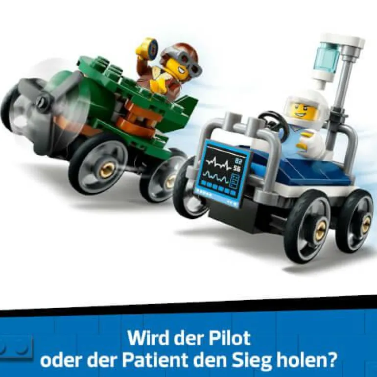 LEGO® City Flugzeug vs. Krankenhausbett 60459