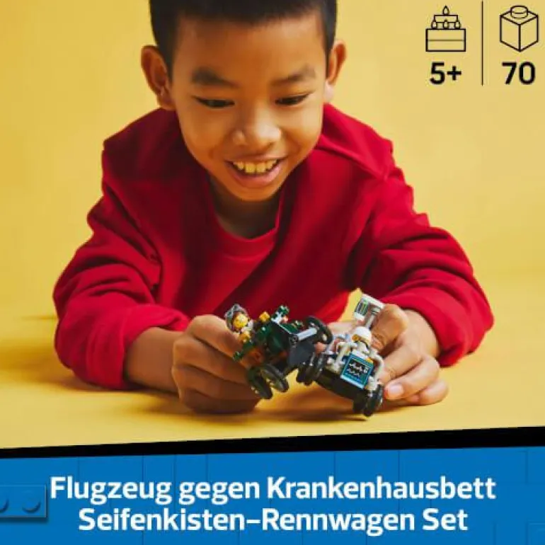 LEGO® City Flugzeug vs. Krankenhausbett 60459
