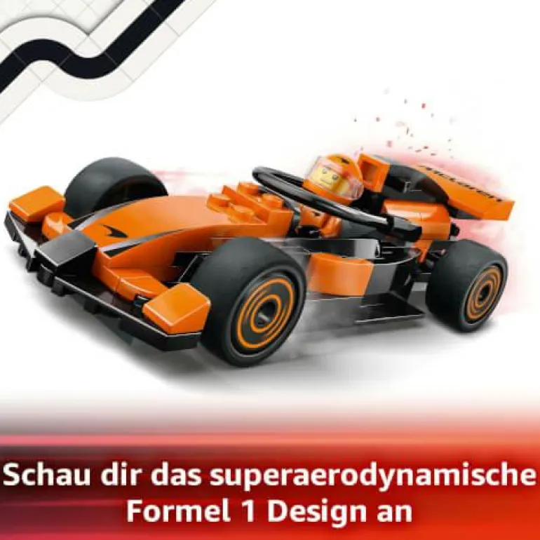 LEGO® City F1® Rennfahrer mit McLaren Rennauto 604