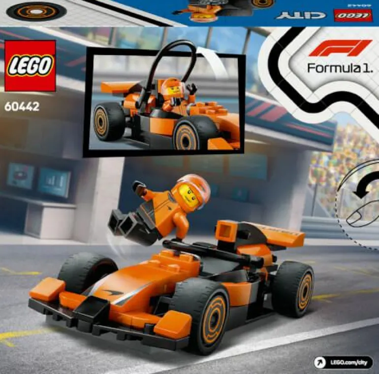 LEGO® City F1® Rennfahrer mit McLaren Rennauto 604